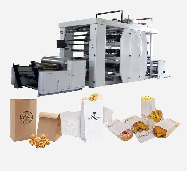 Anim na Kulay ng Flexo Paper Printing Machine