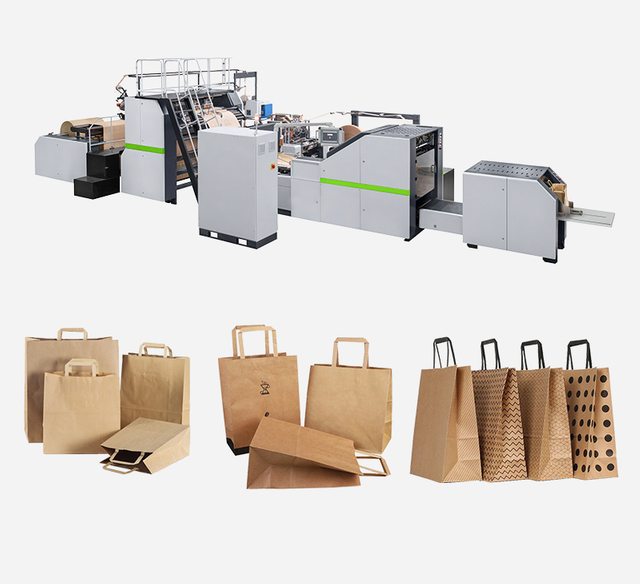 Reel Reel Feeding Paper Bag Machine