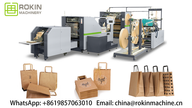 RKHF-450F Full automatic paper bag machine na may flat handle