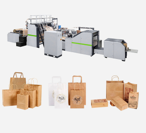 Roll Fed Colored Paper Bag Machine