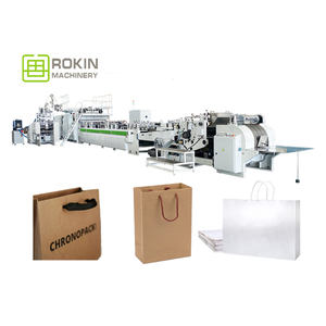 RKDZ-450T Full Automatic Sheet Feeding Paper Bag Machine na May Twisted Handle