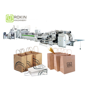 RKDZ-350T Full Automatic Sheet Feeding Paper Bag Machine na May Twisted Handle